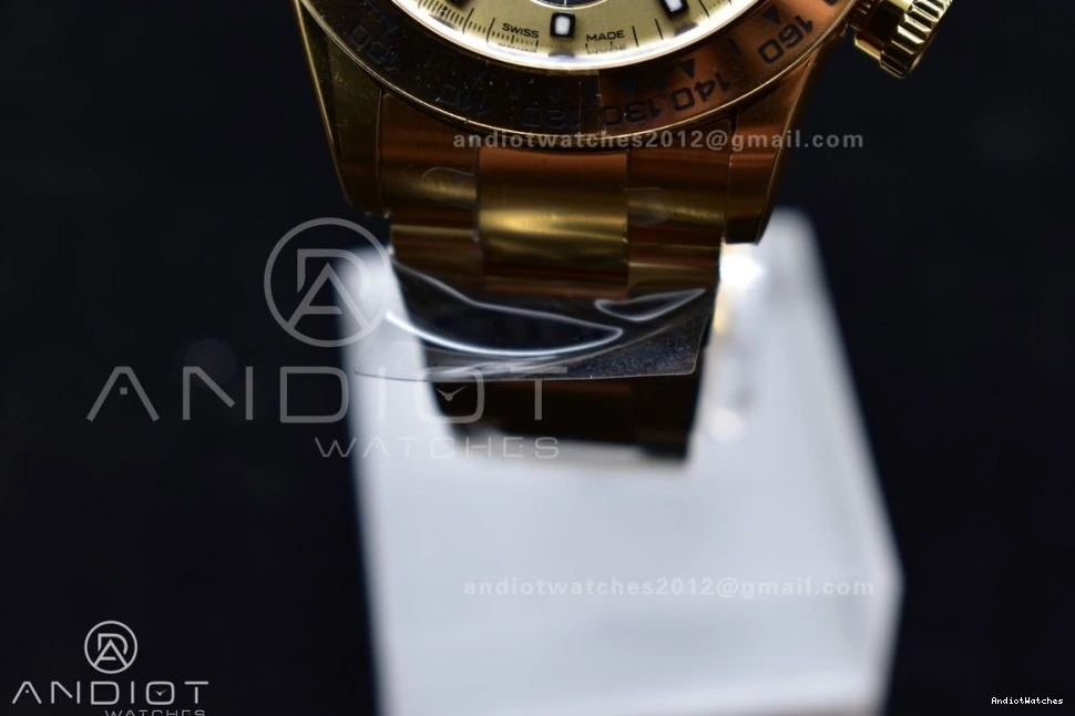 Clean YG Edition 116505 Black Dial V 399 on 1:1 Markers Daytona SA4130 Bracelet Best Durable YG 1122